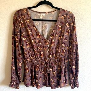 Maurices Floral Blouse